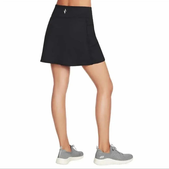 Skechers GOWALK Ladies' Skort Medium Black - Picture 3 of 8